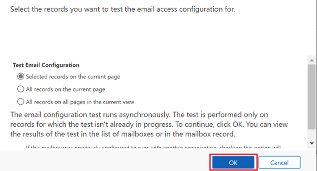 Clicking 'Add App to Outlook' to deploy the Dynamics 365 App to eligible users’ Outlook applications.