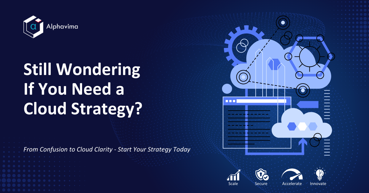 Cloud strategy illustration for digital transformation in 2025