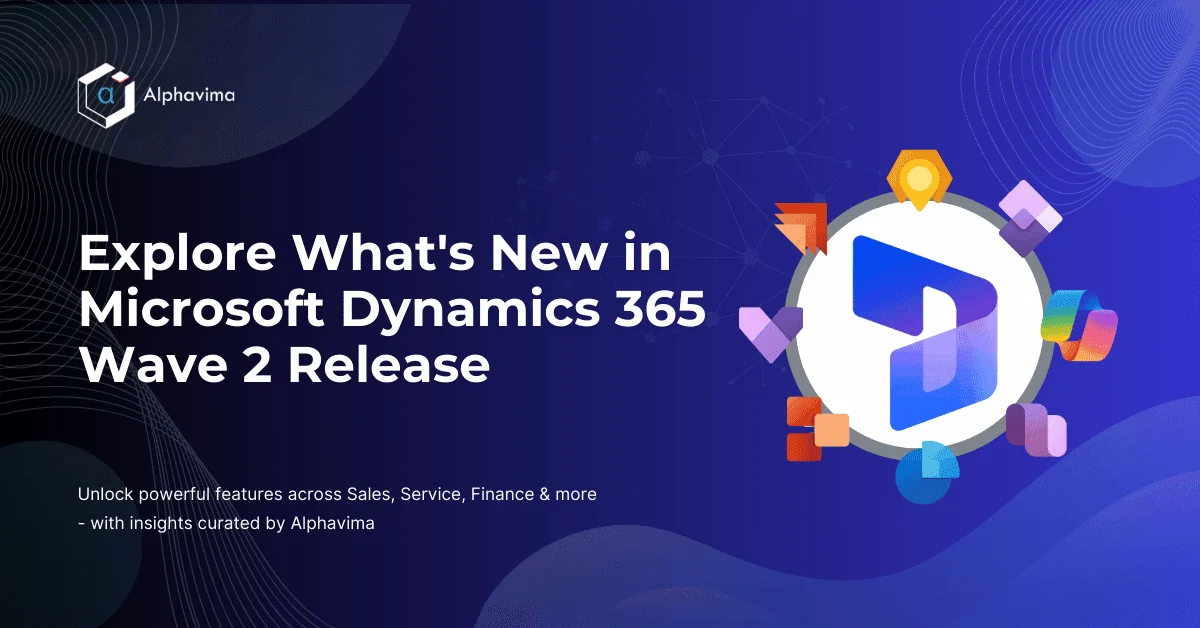 Microsoft Dynamics 365 Wave 2 release feature update illustration