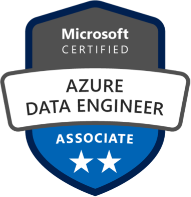 Azure-certified associate badge for data engineering