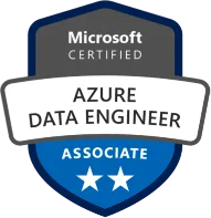 Azure-certified associate badge for data engineering