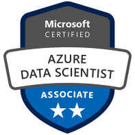 Azure-certified associate badge for data science