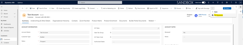 Bulk Send with DocuSign from Dynamics 365