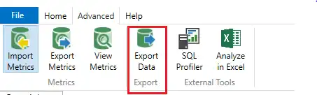 Export Power BI data to SQL Server using DAX Studio