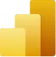Microsoft Power BI icon for business intelligence dashboards in Alphavima accelerators