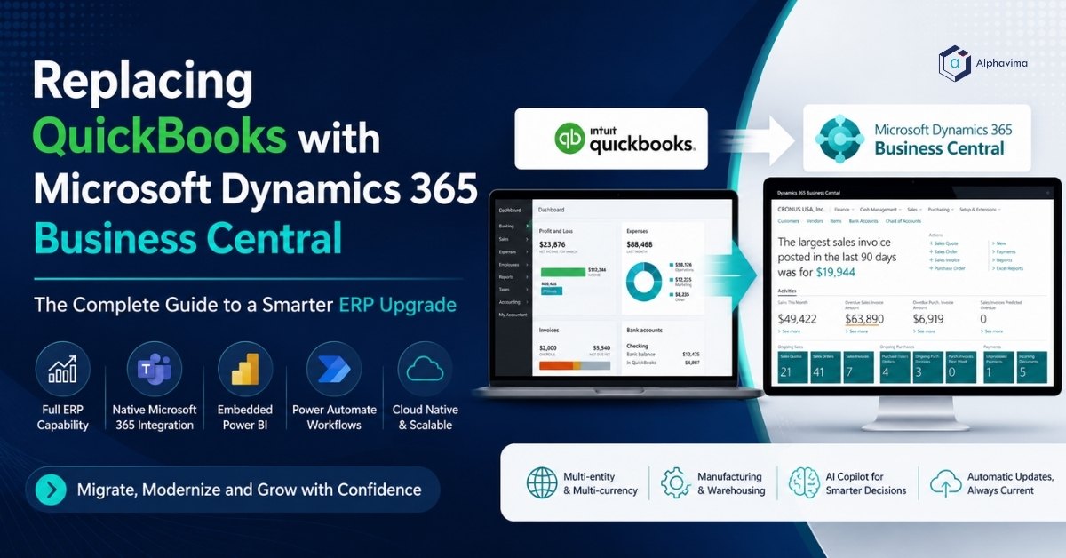 Replacing QuickBooks with Dynamics 365 Business Central: Full Guide Replacing QuickBooks with Dynamics 365 Business Central: Full Guide