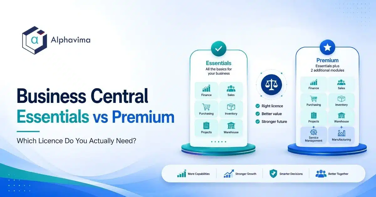 Business Central Essentials vs Premium: Which Licence Do You Actually Need?