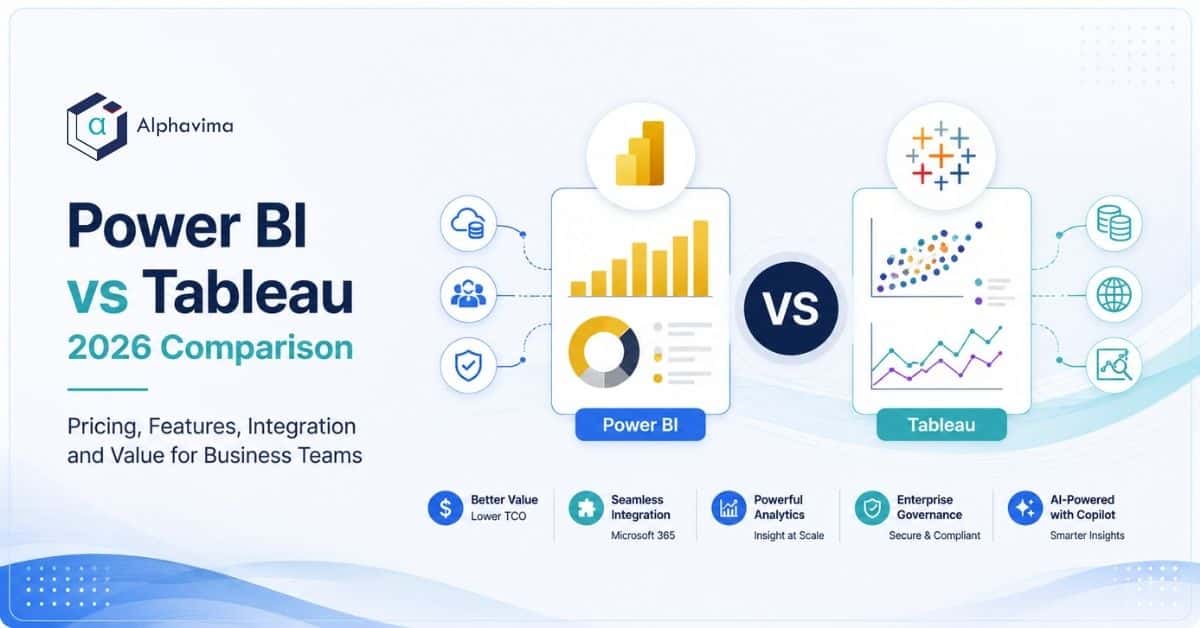 Power BI vs Tableau: A Practical 2026 Comparison for Business Teams Power BI vs Tableau: A Practical 2026 Comparison for Business Teams